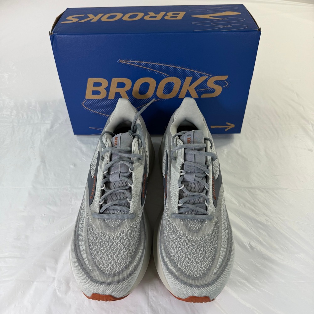 Brooks Revel 6 Mens 11 Wide 2E Grey White Running Shoes 1104992E092